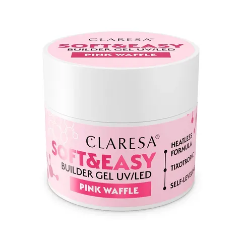 Claresa Żel Budujący Soft&Easy Pink Waffle 45g