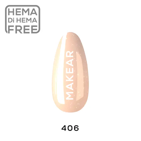 Makear 406 Lakier Hybrydowy Pastel Princess 8ml