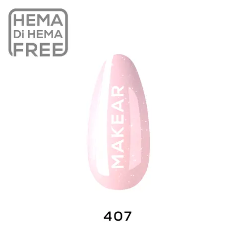 Makear 407 Lakier Hybrydowy Pastel Princess 8ml