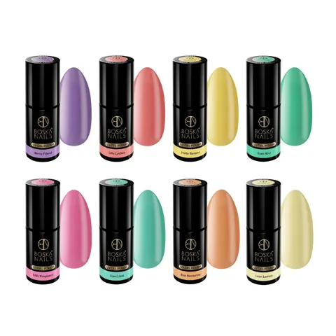 Boska Nails Zestaw Pastel Fruit 452-459
