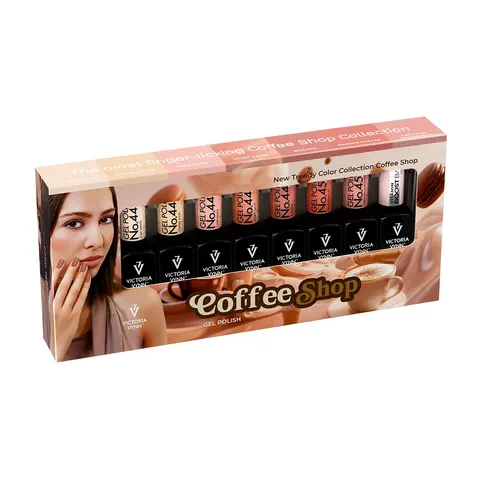 Victoria Vynn Zestaw Coffee Shop 445-451 8PACK Gel Polish