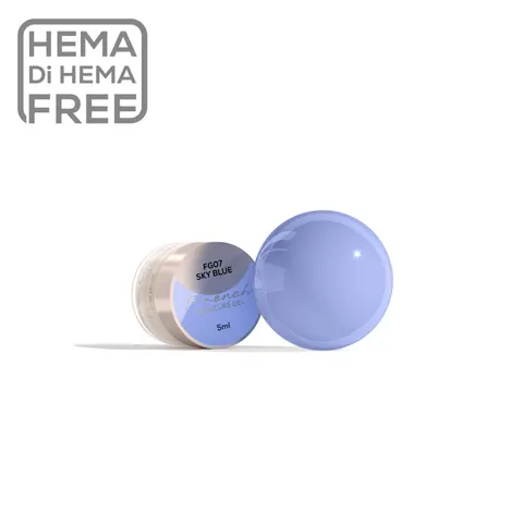 Makear FG07 Żel French Manicure Gel Sky Blue 5 ml