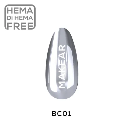 Makear Pyłek w Płynie Chrome Silver BC01 5ml