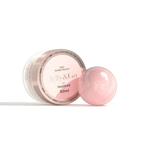 Makear JG11 Żel Budujący Jelly&Go Shine Peach 50ml