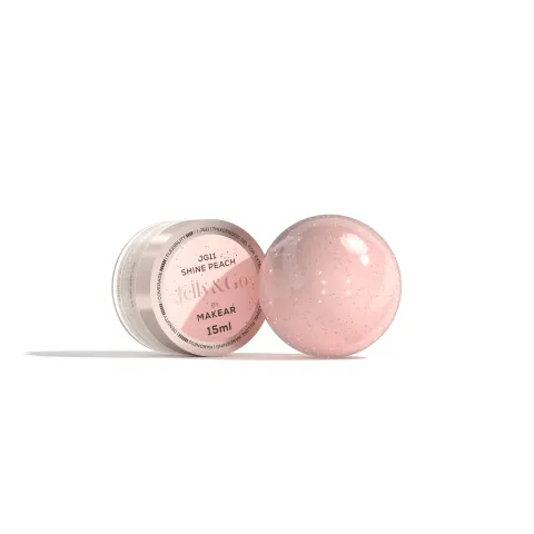 Makear JG11 Żel Budujący Jelly&Go Shine Peach 15ml