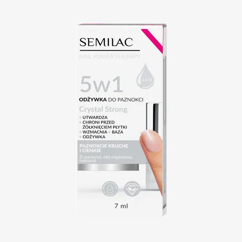 Semilac Odżywka Do Paznokci Crystal Strong 5w1 7ml