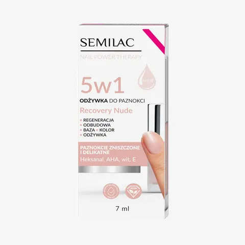 Semilac Odżywka Do Paznokci Recovery Nude 5w1 7ml
