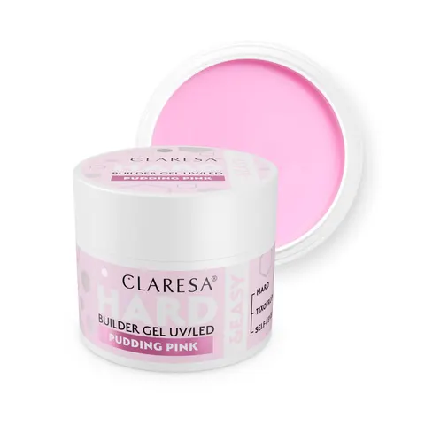 Claresa Żel Budujący Hard&Easy Pudding Pink 12 g