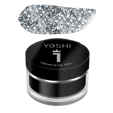 Yoshi Żel do Zdobień Princess Gel No 1 Silver 5g