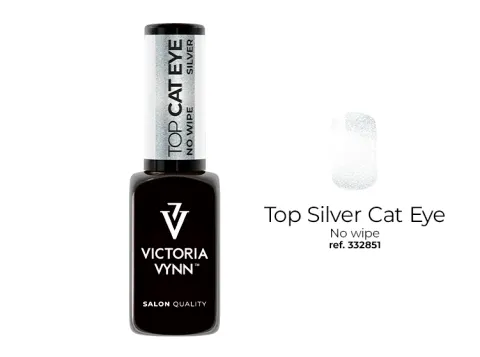 Victoria Vynn Top Silver Cat Eye No Wipe 8 ml Gel Polish