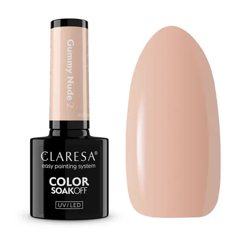 Claresa Gummy Nude 2 Lakier Hybrydowy 5g