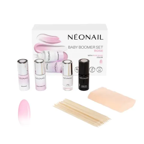 Neonail Zestaw Baby Boomer Set Rose