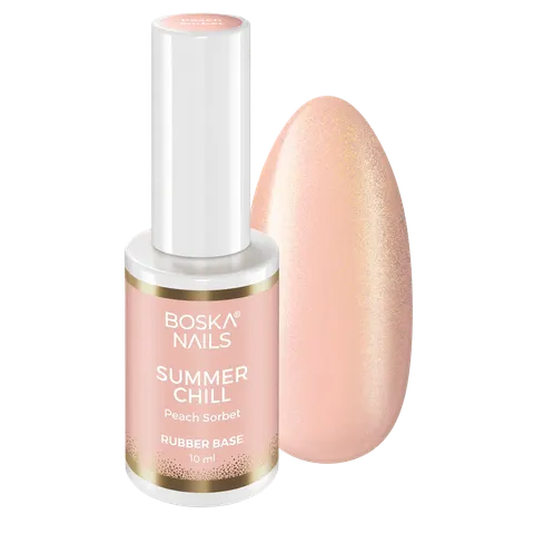 Boska Nails Rubber Base Peach Sorbet 10ml