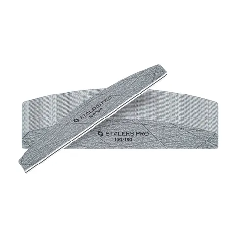 STALEKS SMART 40 Mineralny pilnik do paznokci półksiężyc 100/180 grit (25 szt.)