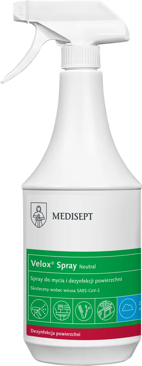 Medisept Velox Spray Neutral 1 L - Dezynfekcja Powierzchni