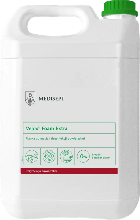 Medisept Velox Foam Extra 5 L - Dezynfekcja Powierzchni