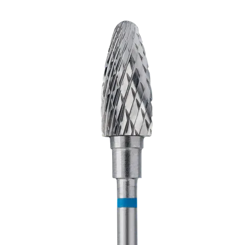 Staleks Frez z Węglika Spiekanego Stożek Niebieski 6mm/14mm
