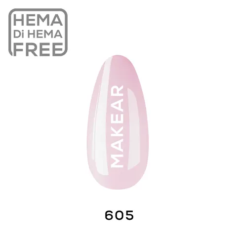 Makear 605 Milky French Lakier Hybrydowy 8 ml