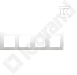 Ramka 4-krotne biały Niloe 665004