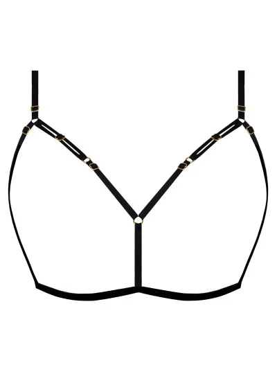 Samanta - Harness Alice V100 tattoo Czarny S/M