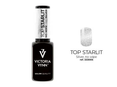 Victoria Vynn Top Starlit Silver No Wipe 8ml