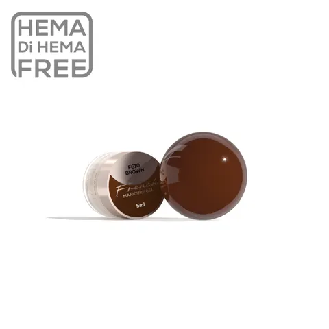 Makear FG10 Żel French Manicure Gel Brown 5 ml