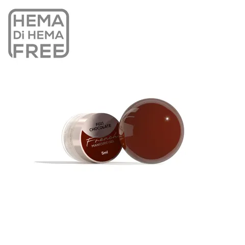 Makear FG11 Żel French Manicure Gel Chocolate 5 ml