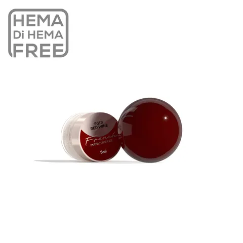 Makear FG13 Żel French Manicure Gel Red Wine 5 ml