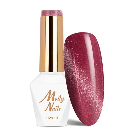 Molly Nails 166 Cat Eye Crystal Water Lakier Hybrydowy 8g