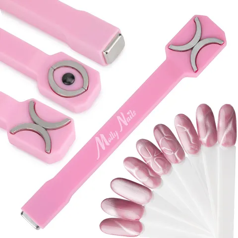 Molly Nails Magnes Dwustronny do Cat Eye Różowy