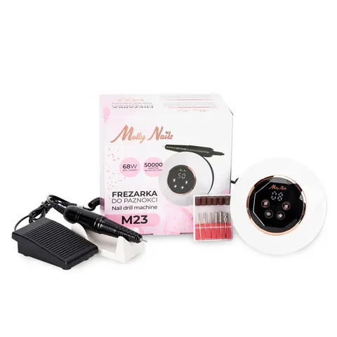 Molly Nails Frezarka do Paznokci 68W M23 Biała