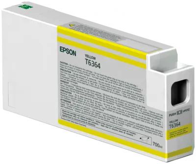 Tusz EPSON Ultra Chrome HDR T6364 YELLOW 7890/7900/9890/9900 700ml