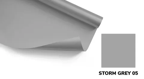 TŁO PAPIEROWE 3,55X30m STORM GREY