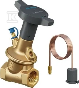 HydroControl D z gwintem wewnętrznym PN25, DN 25 5 30 kPa