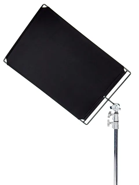 Flaga wycinak 75x90cm niepalna czarna
