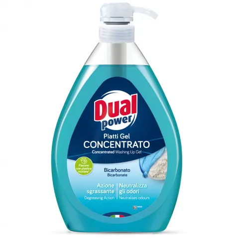 DUAL POWER Płyn do mycia naczyń SZAŁWIA, 1000 ml z pompką