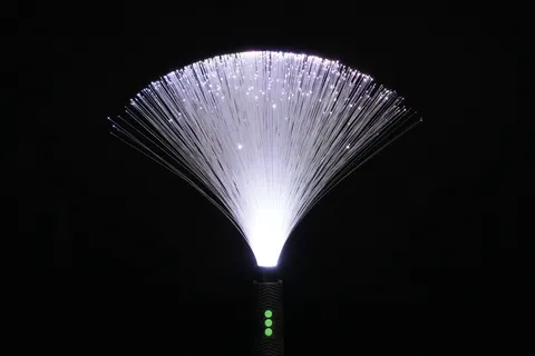 Miotełka świetlna Fiber Optic Duster Biały