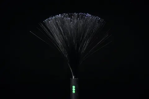 Miotełka świetlna Fiber Optic Duster Czarny