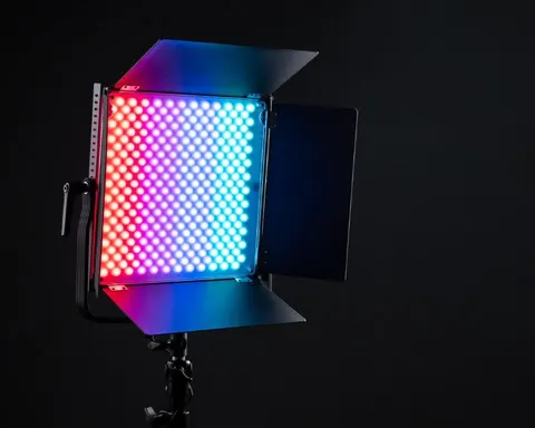 Lampa Fomei LED RGB DMX 60D