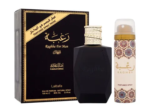 Lattafa Raghba Woda Perfumowana 100ml Zestaw