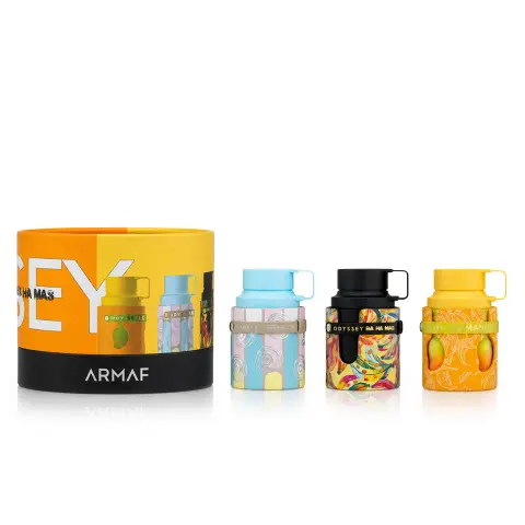 Zestaw Armaf Wheel Of Odyssey Marshmallow edo 30ml + Go Mango edp 30ml + Ba Ha Mas edp 30ml