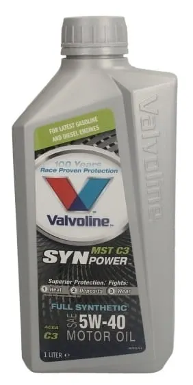 Valvoline 5W40 synpower MST C3 1l
