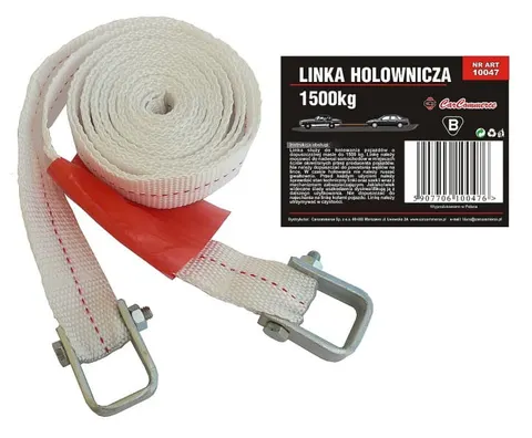 Linka holownicza taśma 1,5t z szeklami