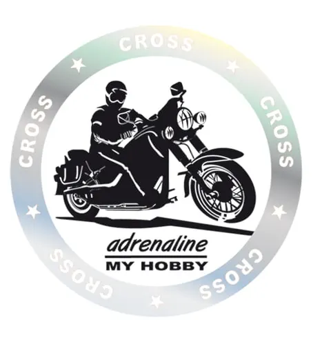 Naklejka hobby chopper(motocyk.)-f. las.