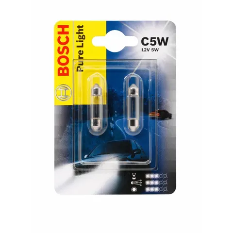 Bosch żarówka Pure Light C5W 12V 5W 2szt