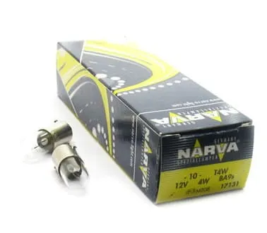 NARVA żarówka T4W 12V 4W