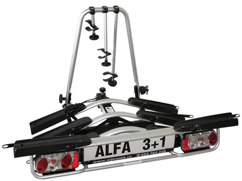 Bagażnik na hak na 4 rowery ALFA 3+1