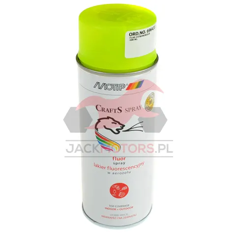 MOTIP Crafts 400ml fluor żółty