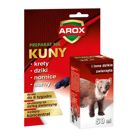 Płyn (koncentrat) na kuny i inne zwierzęta 50 ml AROX
