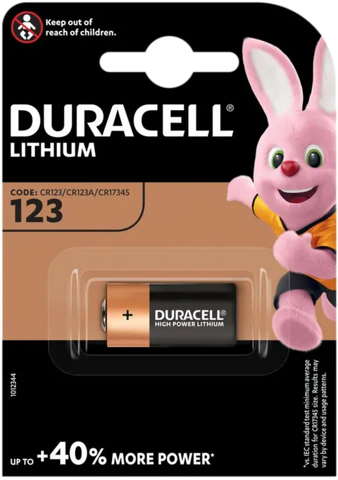 Bateria litowa Duracell CR123